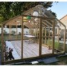 Helio Serre de jardin en polycarbonate Gris 20m²