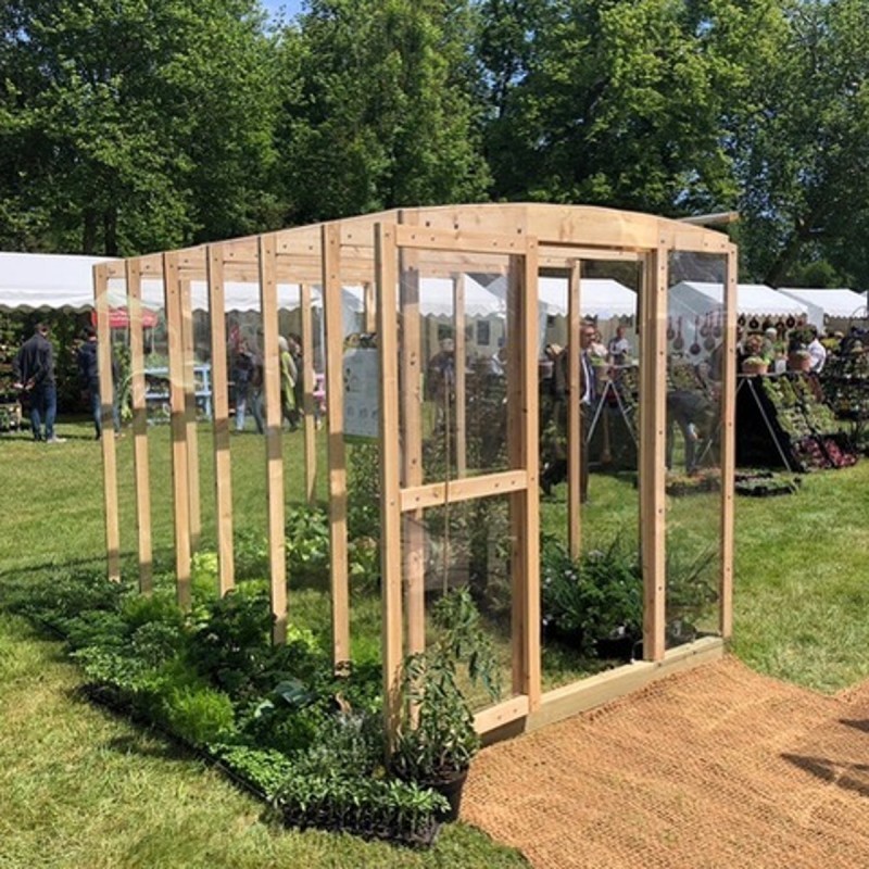 Helio Serre de jardin en polycarbonate Marron 6m² Helio Serre de jardin en polycarbonate Marron 6m²