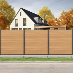 Compolife Clôtures en composite personnalisables Aluminium Anthracite