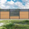 Compolife Clôtures en composite personnalisables Aluminium Anthracite