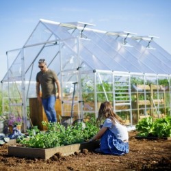 Canopia by Palram Serre de jardin en polycarbonate Gris 14.7m²