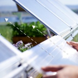 Canopia by Palram Serre de jardin en polycarbonate Gris 14.7m²