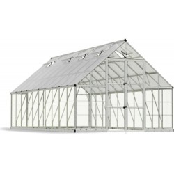 Canopia by Palram Serre de jardin en polycarbonate Gris 18.4m²