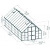Canopia by Palram Serre de jardin en polycarbonate Gris 22m²