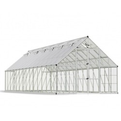 Canopia by Palram Serre de jardin en polycarbonate Gris 25.6m²