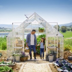 Canopia by Palram Serre de jardin en polycarbonate Gris 25.6m²