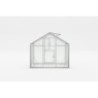Gampre Serre de jardin en polycarbonate Gris 11m²