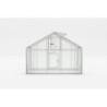 Gampre Serre de jardin en polycarbonate Gris 8.41m²