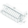 Canopia by Palram Serre de jardin en polycarbonate Gris 14.7m²