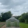 Gampre Serre de jardin en polycarbonate Gris 12.5m²
