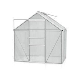 Vitavia Serre de jardin en polycarbonate Gris 2.5m²