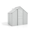 Vitavia Serre de jardin en polycarbonate Gris 2.5m²