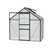 Vitavia Serre de jardin en polycarbonate Noir 2,5m²