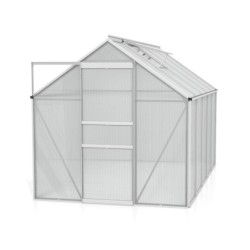Vitavia Serre de jardin en polycarbonate Gris 6.2m²
