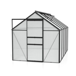 Vitavia Serre de jardin en polycarbonate Noir 6.2m²