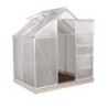 Vitavia Serre de jardin en polycarbonate Gris 2,5m²
