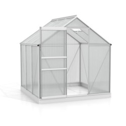 Vitavia Serre de jardin en polycarbonate Gris 3.8m²