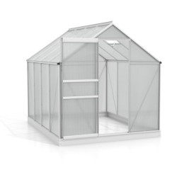 Vitavia Serre de jardin en polycarbonate Gris 5m²