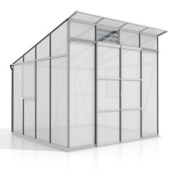 Vitavia Serre de jardin en polycarbonate Gris 7.7m²