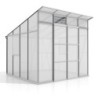 Vitavia Serre de jardin en polycarbonate Gris 7.7m²