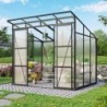 Vitavia Serre de jardin en polycarbonate Noir 5.9m²