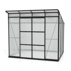 Vitavia Serre de jardin en polycarbonate Noir 5.9m²