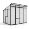 Vitavia Serre de jardin en polycarbonate Noir 7.6m²