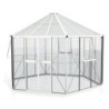 Vitavia Serre de jardin en verre Blanc 9m²