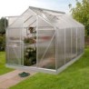 Vitavia Serre de jardin en polycarbonate Gris 6,2m²