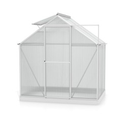 Vitavia Serre de jardin en polycarbonate Gris 2,5m²