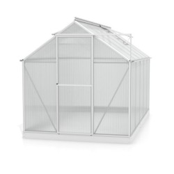 Vitavia Serre de jardin en polycarbonate Gris 6,2m²
