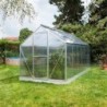 Vitavia Serre de jardin en polycarbonate Gris 7.5m²