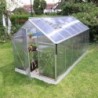 Vitavia Serre de jardin en polycarbonate Gris 7.5m²