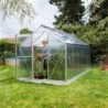 Vitavia Serre de jardin en polycarbonate Gris 7.5m²