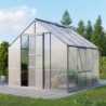 Vitavia Serre de jardin en polycarbonate Gris 6.7m²