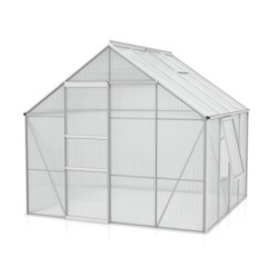 Vitavia Serre de jardin en polycarbonate Gris 6.7m²