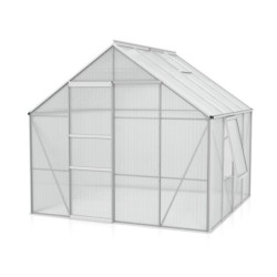 Vitavia Serre de jardin en polycarbonate Gris 6.7m²