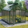 Vitavia Serre de jardin en polycarbonate Vert 5m²