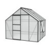 Vitavia Serre de jardin en polycarbonate Noir 6.7m²