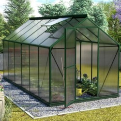 Vitavia Serre de jardin en polycarbonate Vert 7.5m²