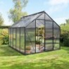 Vitavia Serre de jardin en polycarbonate Noir 8.3m²