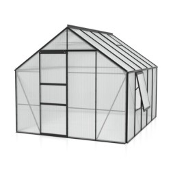 Vitavia Serre de jardin en polycarbonate Noir 8.3m²