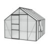 Vitavia Serre de jardin en polycarbonate Noir 8.3m²