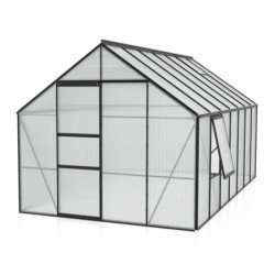 Vitavia Serre de jardin en polycarbonate Noir 11.5m²