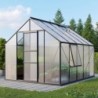 Vitavia Serre de jardin en polycarbonate Noir 8.3m²