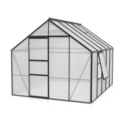Vitavia Serre de jardin en polycarbonate Noir 8.3m²
