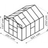 Vitavia Serre de jardin en polycarbonate Vert 8.3m²