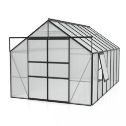 Vitavia Serre de jardin en polycarbonate Noir 11.5m²