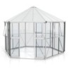Vitavia Serre de jardin en verre Gris 9m²
