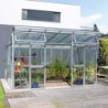 Vitavia Serre de jardin en verre Gris 11m²